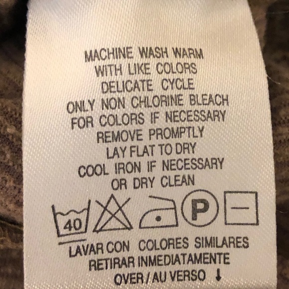 Liz Claiborne Brown Chenille Stretch Pants - Picture 4 of 4